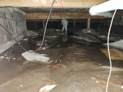 Flooded Living Room